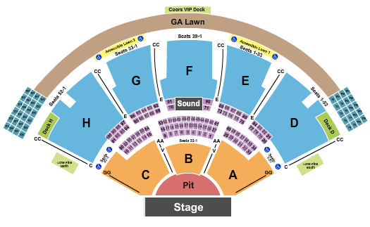 Ruoff Music Center Ruoff Music Center Seating Chart